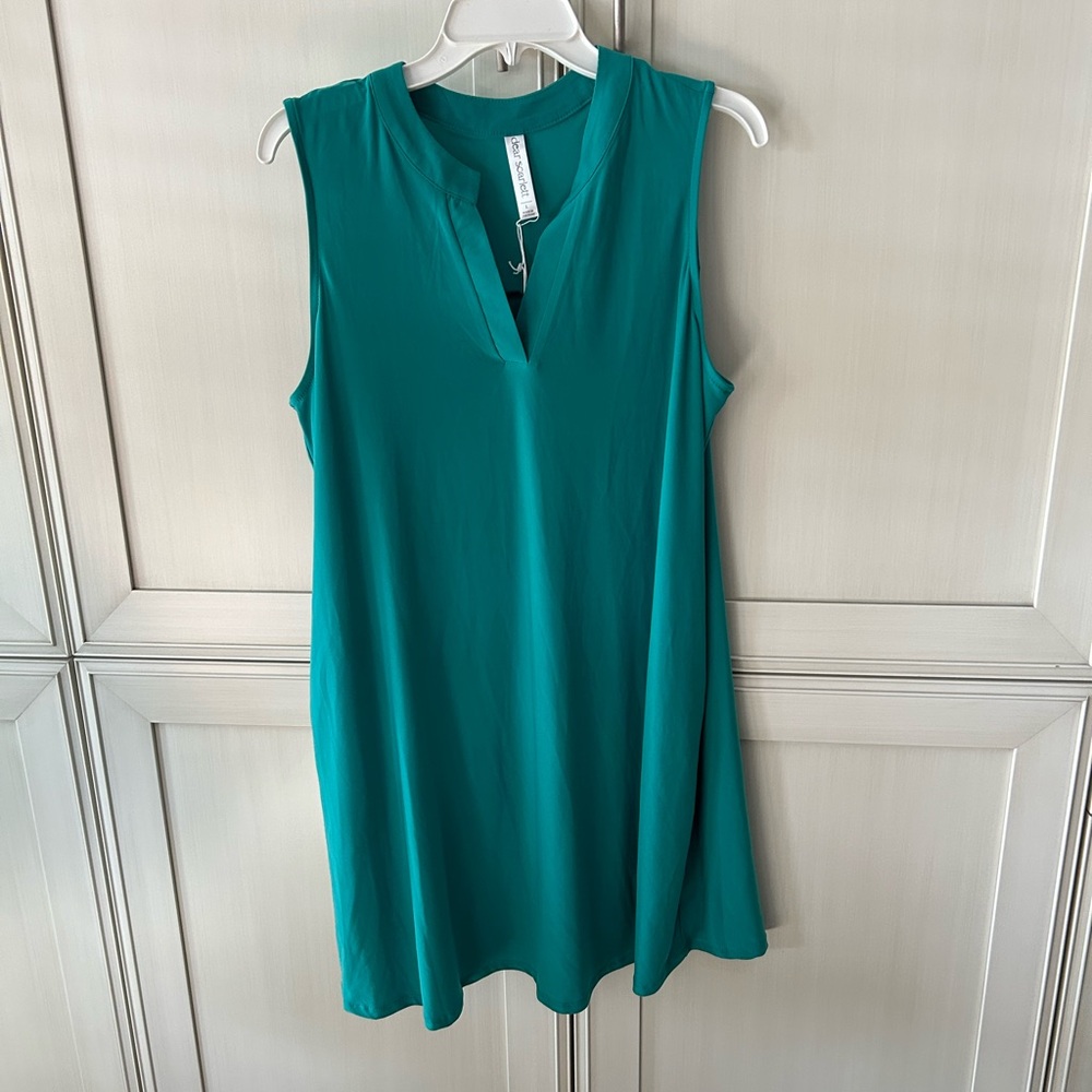 Dear Scarlett Sleeveless Emerald Green Dress